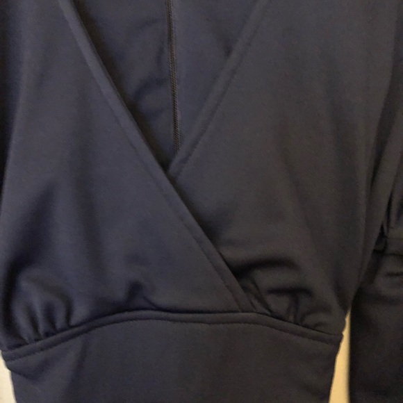 VINTAGE 70’s gorgeous navy blue dress - Picture 11 of 15